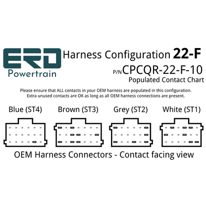 CPC4 Quick Release Security Harness - 22 Pin Harness - Configuration F (Freightliner Cascadia), 3 Feet - For in-dash mounting image