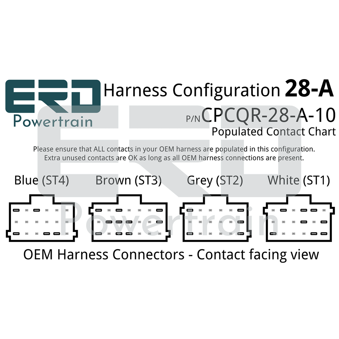 CPC4 Quick Release Security Harness - 28 Pin Harness - Configuration A (Freightliner Cascadia), 3 Feet - For in-dash mounting image