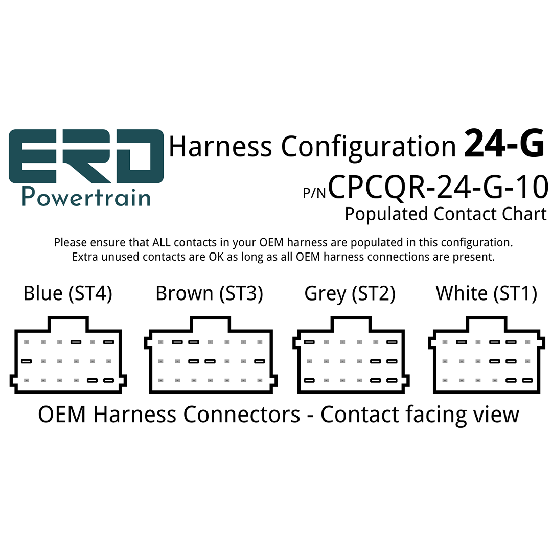CPC4 Quick Release Security Harness - 24 Pin Harness - Configuration G (Freightliner Cascadia), 3 Feet - For in-dash mounting image