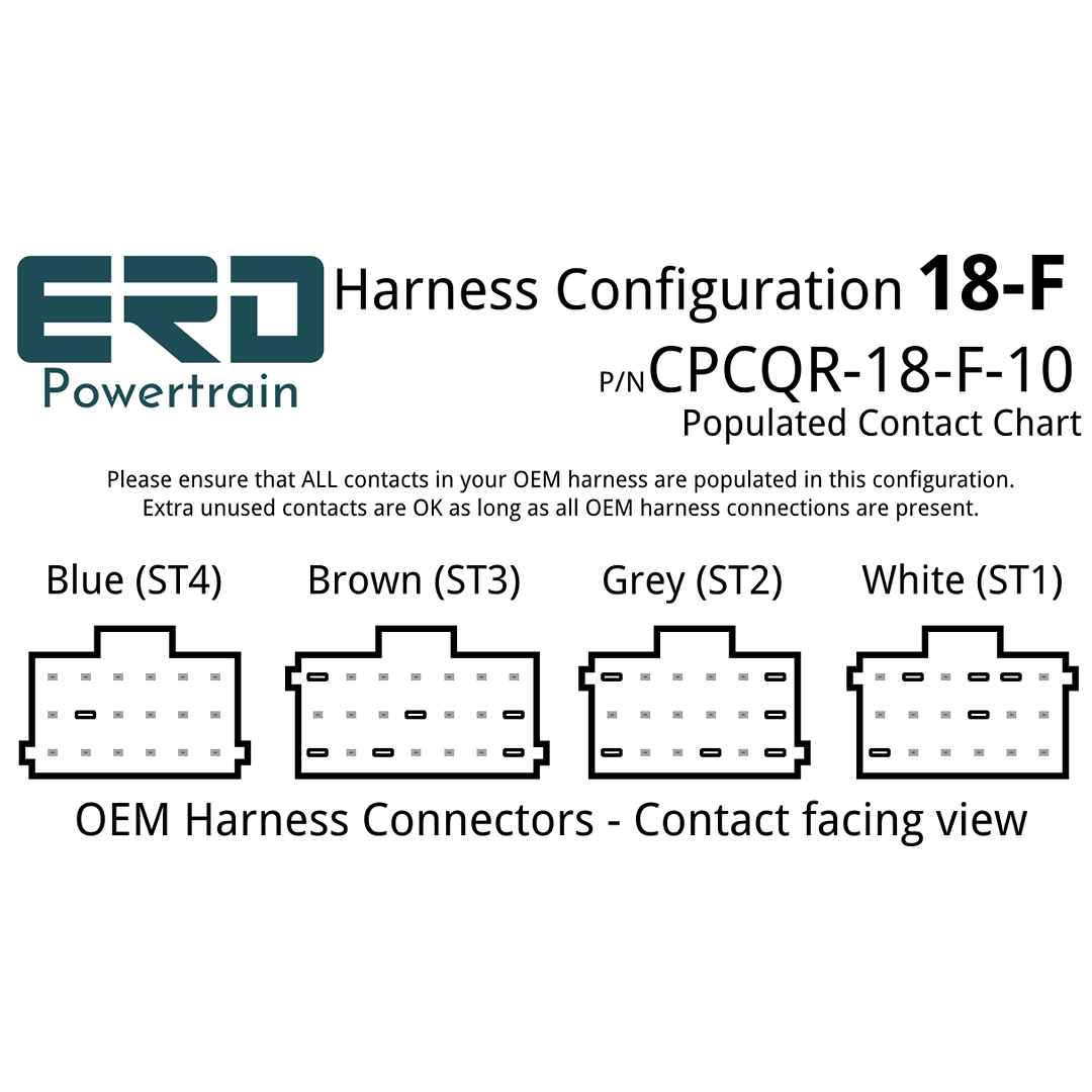 CPC4 Quick Release Security Harness - 18 Pin Harness - Configuration F (Freightliner Cascadia), 3 Feet - For in-dash mounting image
