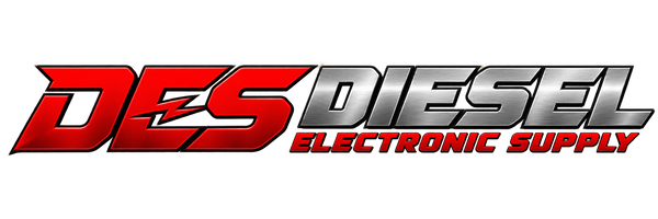DES Diesel Electronic Supply red and silver logo
