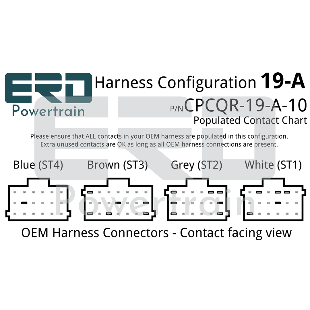 CPC4 Quick Release Security Harness - 19 Pin Harness - Configuration A (Freightliner Cascadia), 3 Feet - For in-dash mounting image